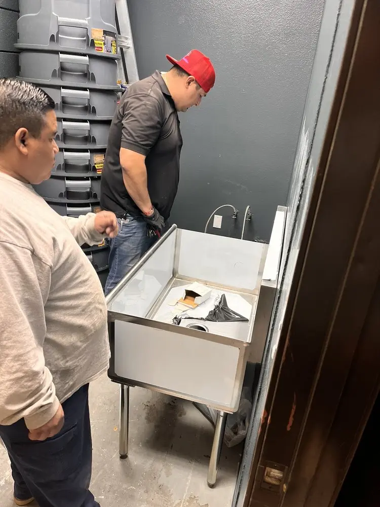 Commercial plumbing and sink installation in Ashton Village